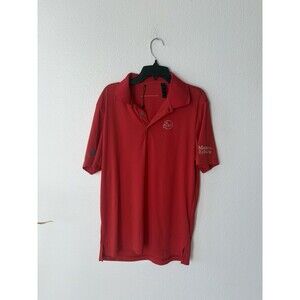 Adidas Maker’s Mark Embroidered Logo Red Men’s Polo Size Small NWOT